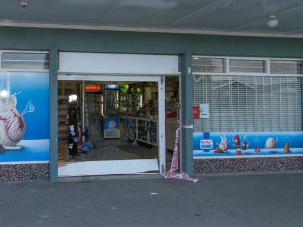 Casebrook Dairy after ram raid