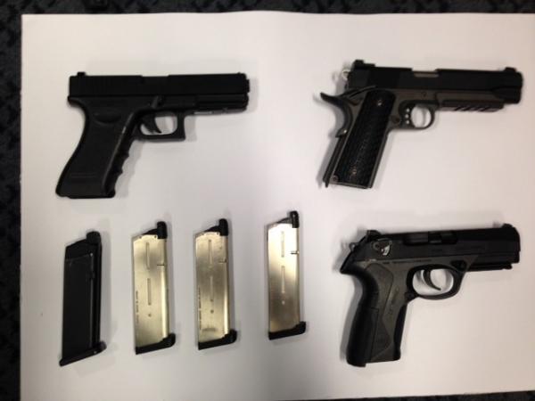 Disturbingly realistic - these are in fact replica guns