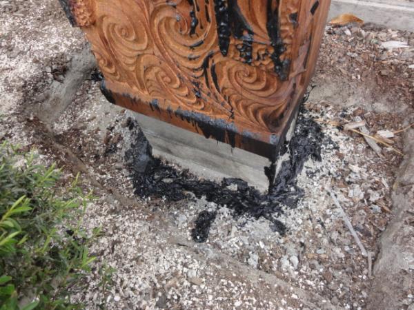 Do you know who did this?? call Whangaparaoa Police on 09 947 5137
