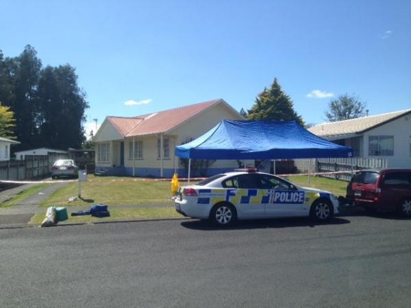 The scene of yesterday's incident