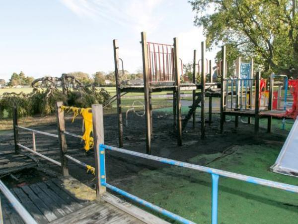 Barrington Park arson