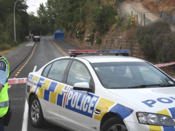 A view from the cordon where the man's body was found