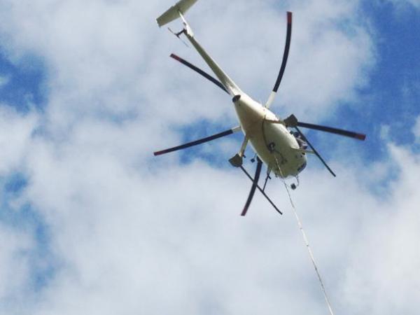Helicopters and fixed wing aircraft played an important part in this year's cannabis recovery operation