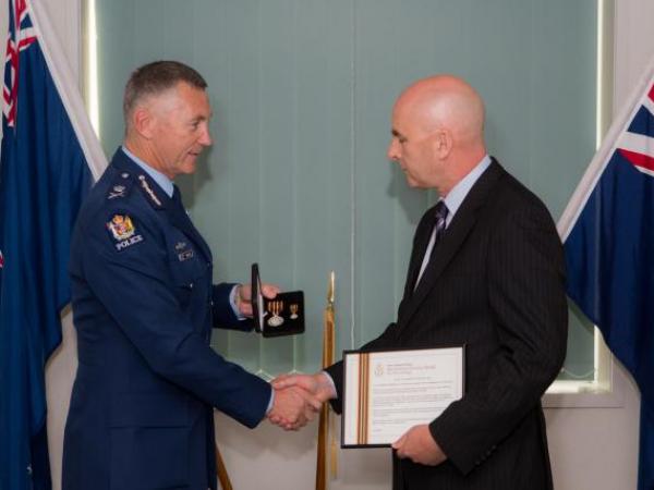 Police Commissioner and Detective Sergeant Mike Beal