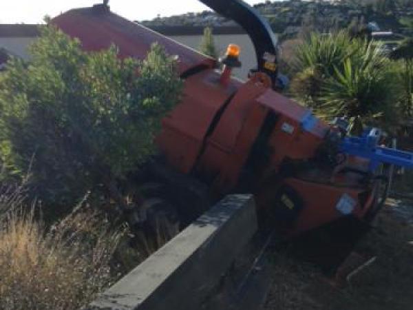 scene of crash on Worsleys Rd
