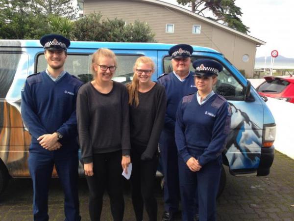 Happy ending for German tourists after great catch by Browns Bay Police