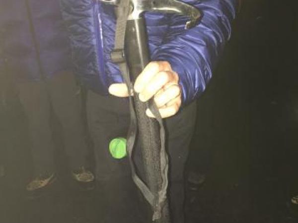 The ice axe that became unusable 
