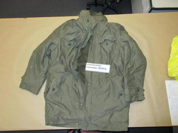 Do you recognise this jacket? If so, please call Police 