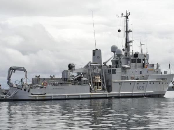Photo of HMNZS MANAWANUI supplied by Royal NZ Navy