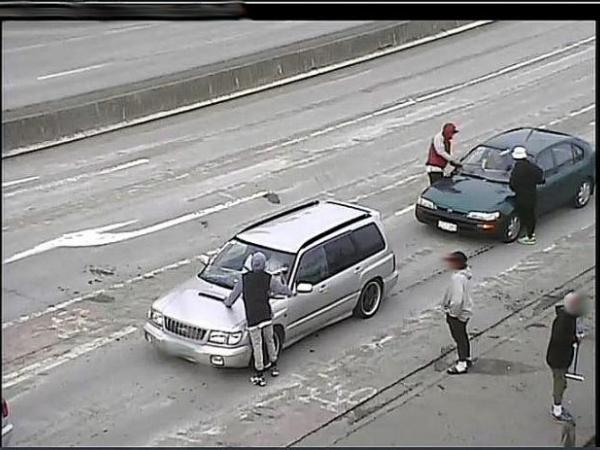 Photograph of windscreen washers in Christchurch