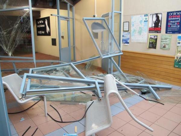 Taumarunui Police station is undergoing repairs following an incident early today.