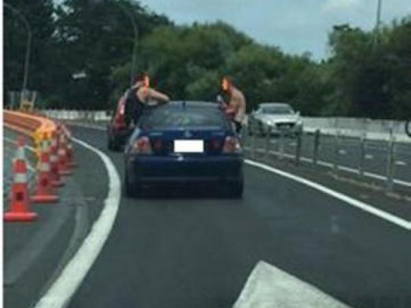 It was an expensive start to New Year's celebrations for these two men