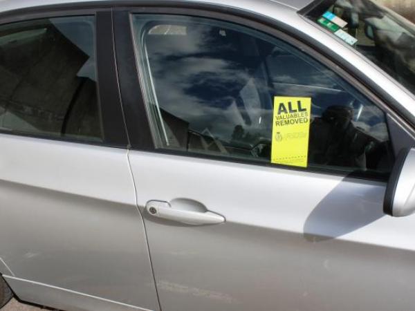 Waikato Police are distributing these cards to remind the public to remove valuables from their cars and to deter thieves