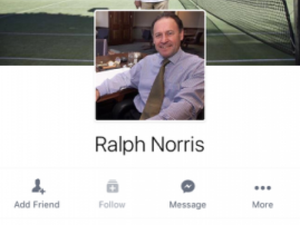 Screenshot of the fake profile