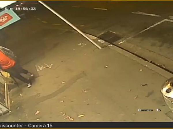 CCTV footage Warrington Street robbery