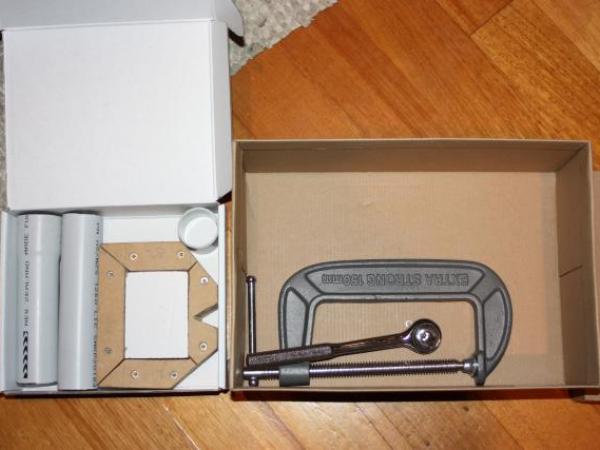 Hand made cocaine press found by Police