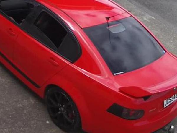 Red Holden Commodore