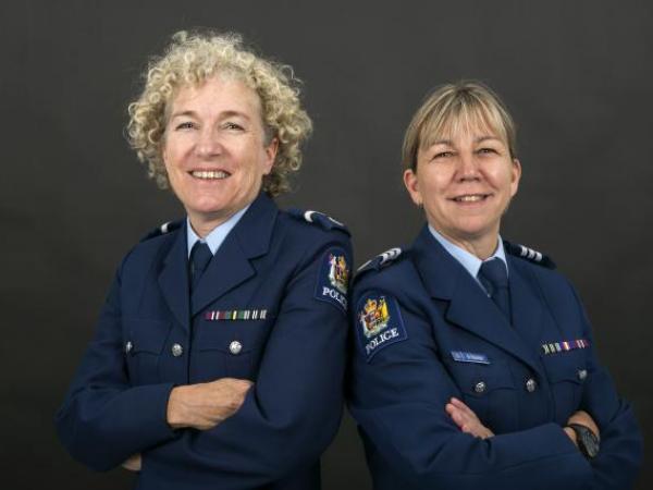 Senior Constable Sue Guy, MNZM and Sergeant Su Robinson MNZM
