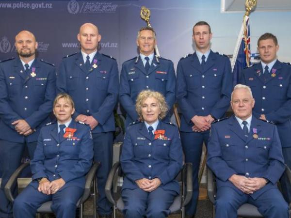 Officers recognised with awards at Government House