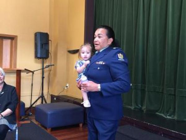 Sergeant Melanie Humphries & granddaughter Harleigh 