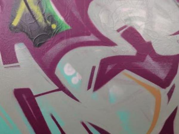 A piece by Aranui artist Marshall Walker