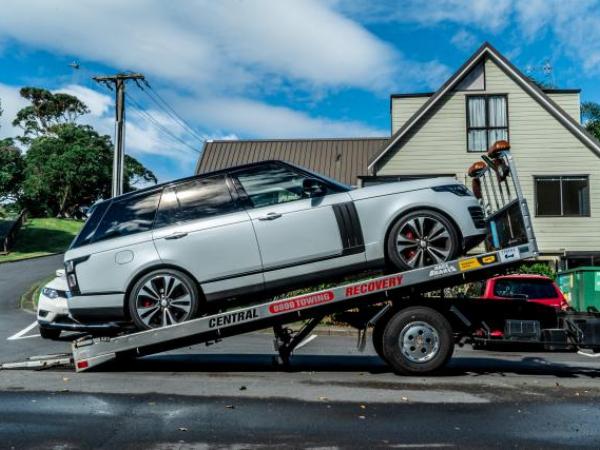 One of the high-end vehicles seized