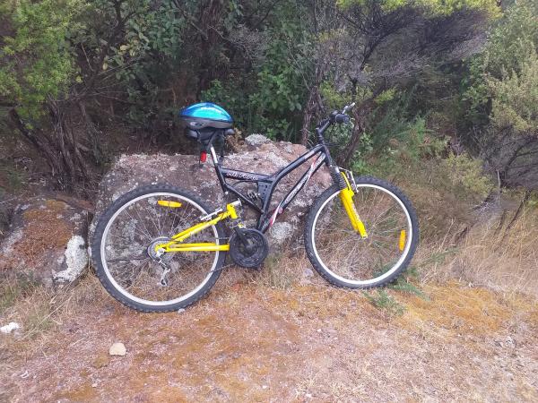 This bike was found at the start of the walking track and Police are concerned for its owner's welfare
