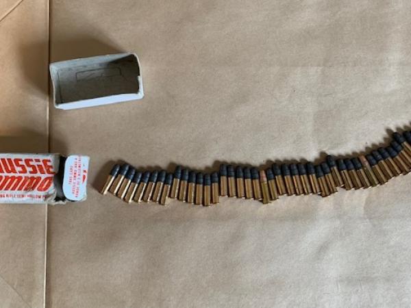 Ammunition was also located