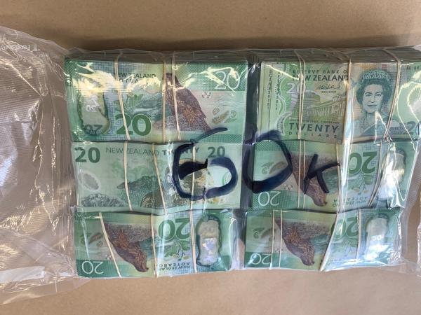 Cash seized