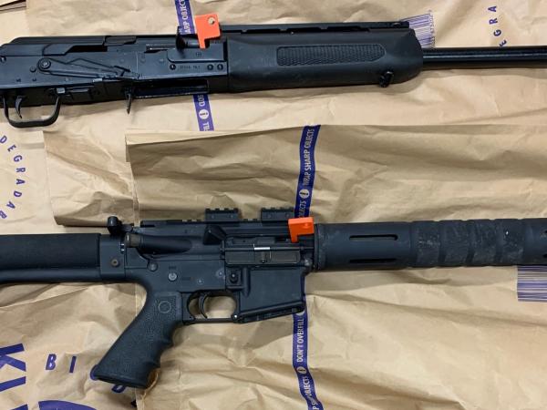 Firearms seized