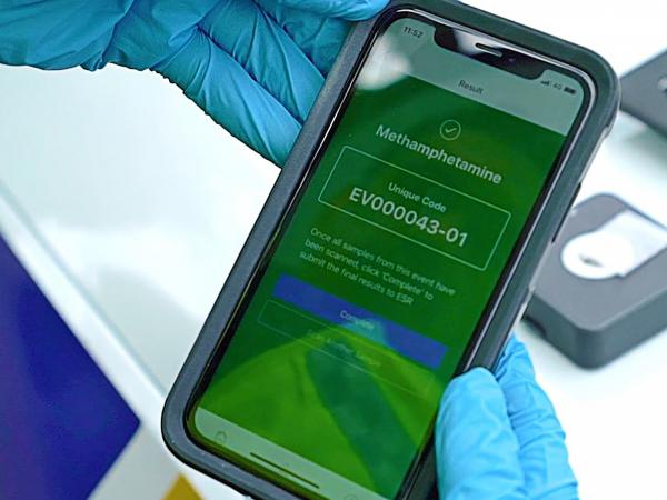 The service which has enabled our officers to test for the most common drugs on the streets using a handheld device.