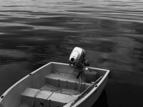 Photo of the man's dinghy