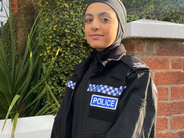 Student Officer Khadeejah Mansur from Leicestershire Police