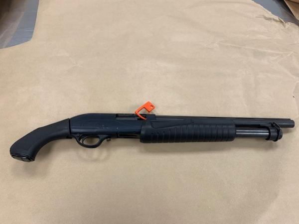 Shotgun recovered by Police earlier this month