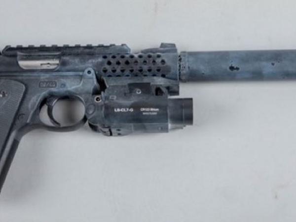 Seized pistol