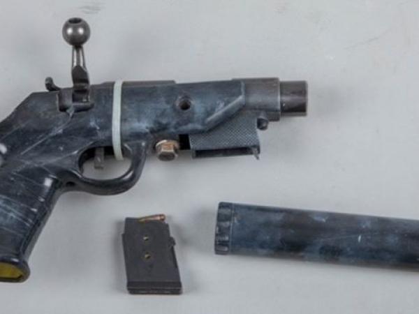 Seized pistol