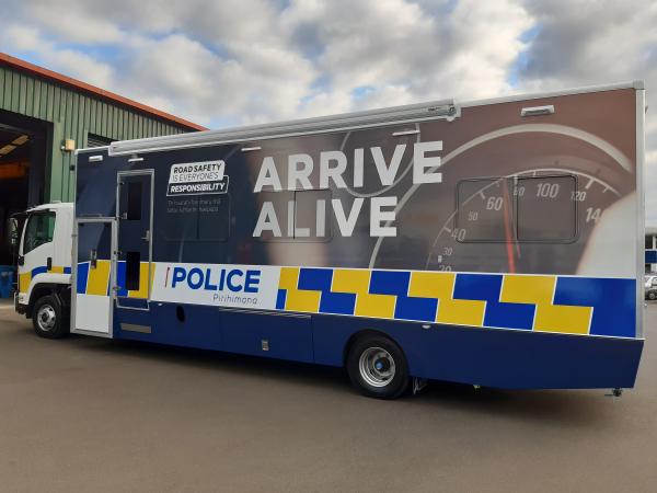 Isuzu truck Mobile Road Safety Base