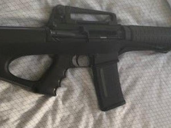 Seized firearm
