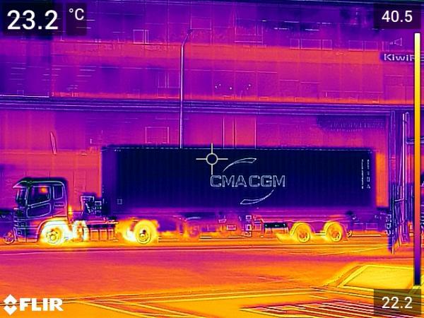 Handheld thermal imaging devices will help assess a vehicle’s braking fitness.