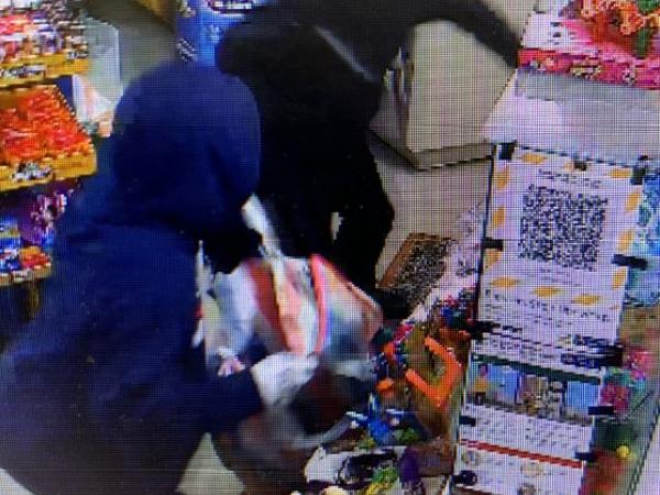 Three people attempted to rob a dairy in Napier on Monday