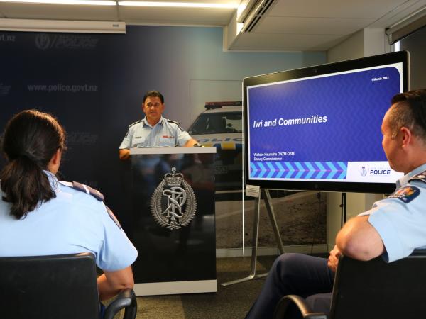 Deputy Commissioner Wally Haumaha.