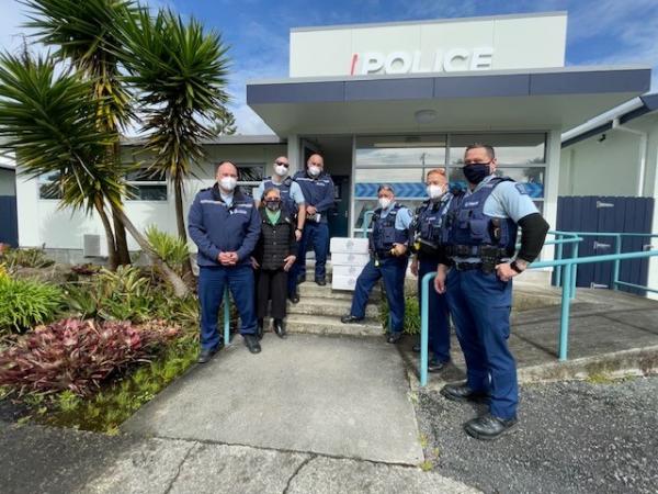  Some of the team at Dargaville Police Station 