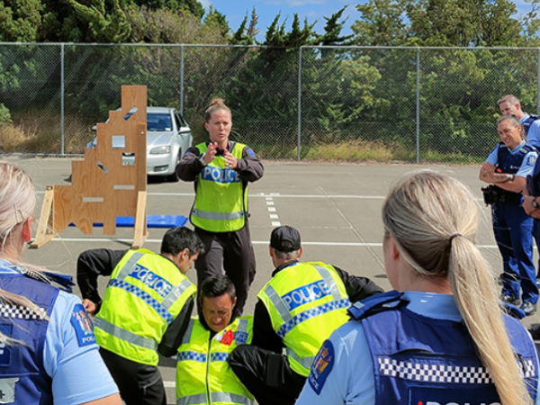Frontline Skills Enhancement Course (FSEC) training.This photo was taken prior to COVID-19 restrictions