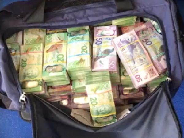 Cash seized in relation to an investigation into the importation of meth from Tonga