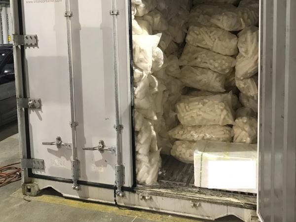 Methamphetamine was hidden in a container sent from Tonga to Ports of Auckland