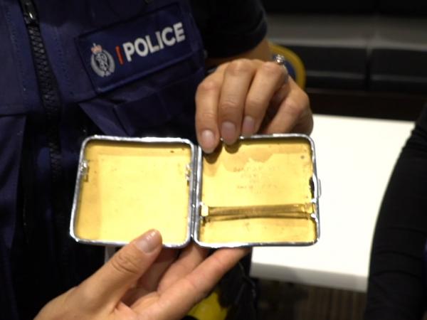 A silver case was reunited with its rightful owner's family. 