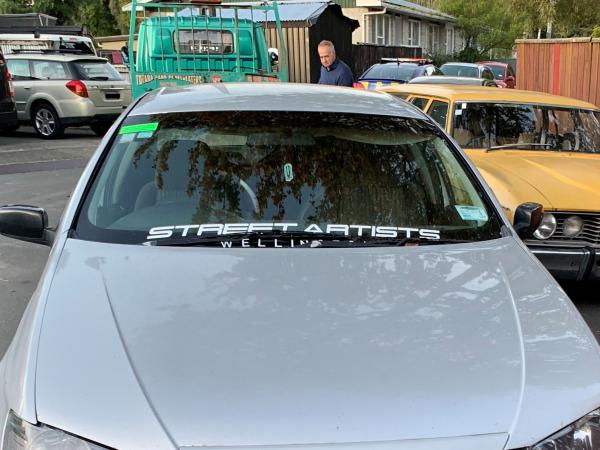 Photo of one of the impounded vehicles