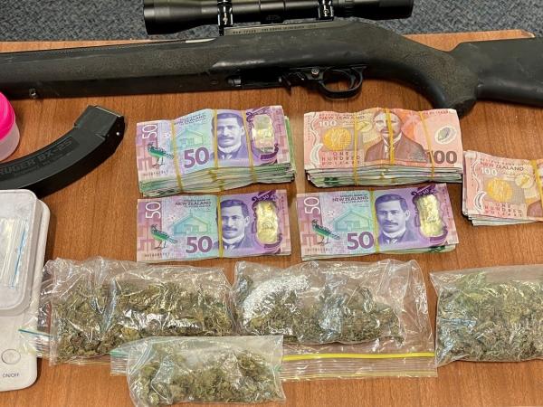 Drugs, firearm, and cash seized, as Police constrain unlawful behaviour in Northland