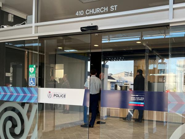 A karakia and blessing helped celebrate the reopening of the front counter.