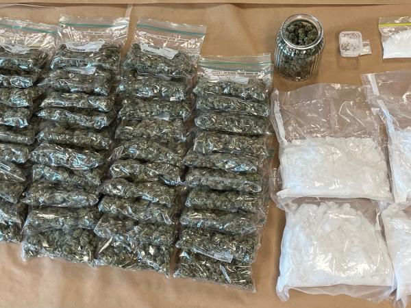 Police located methamphetamine estimated at a street value of more than $1 million